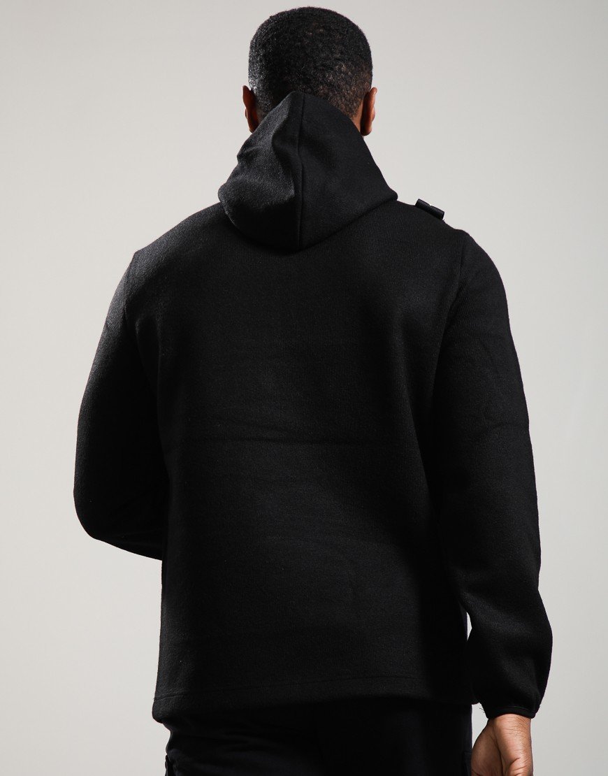 MA.Strum Polaris Hooded Knit Black