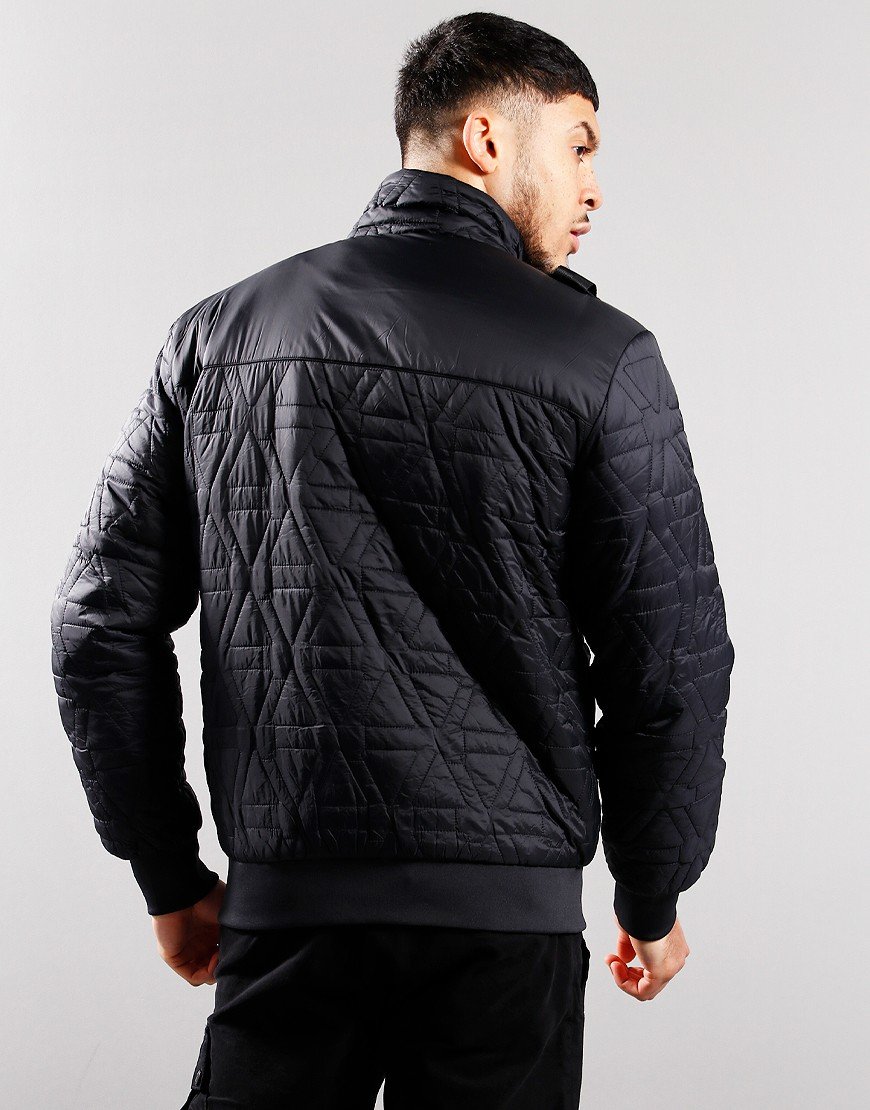 MA.Strum Poly Quilted Jacket Jet Black