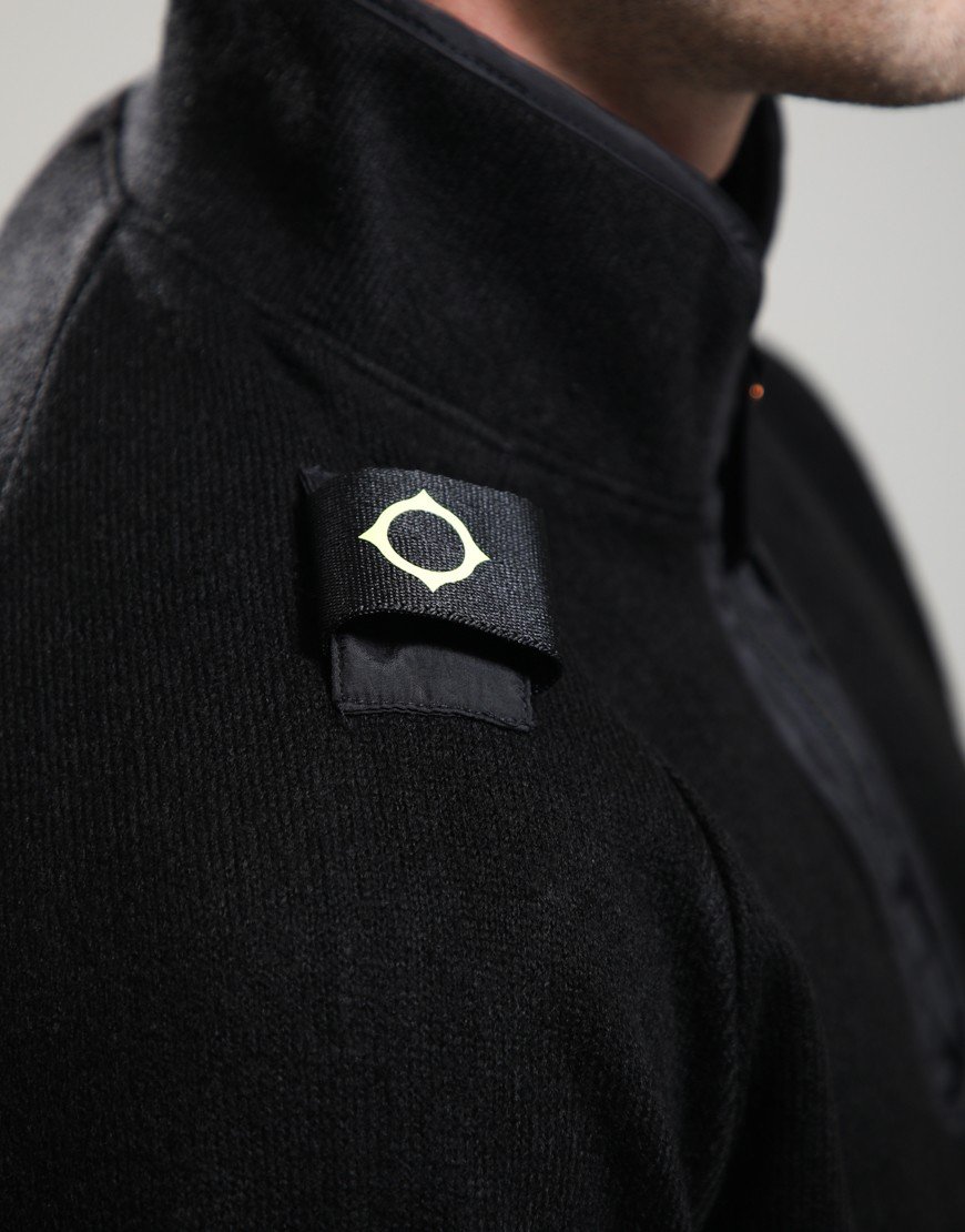 MA.Strum Prism Funnel Knit Black