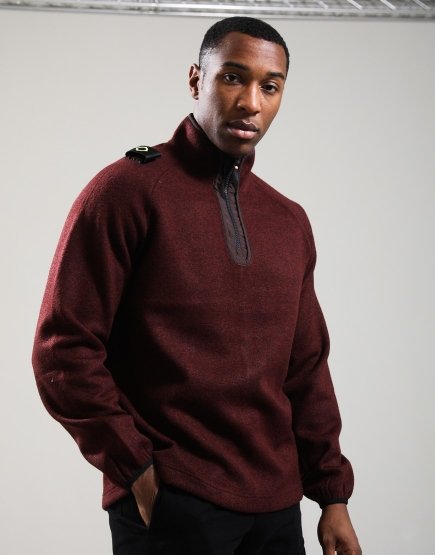 MA.Strum Prism Funnel Knit Wine