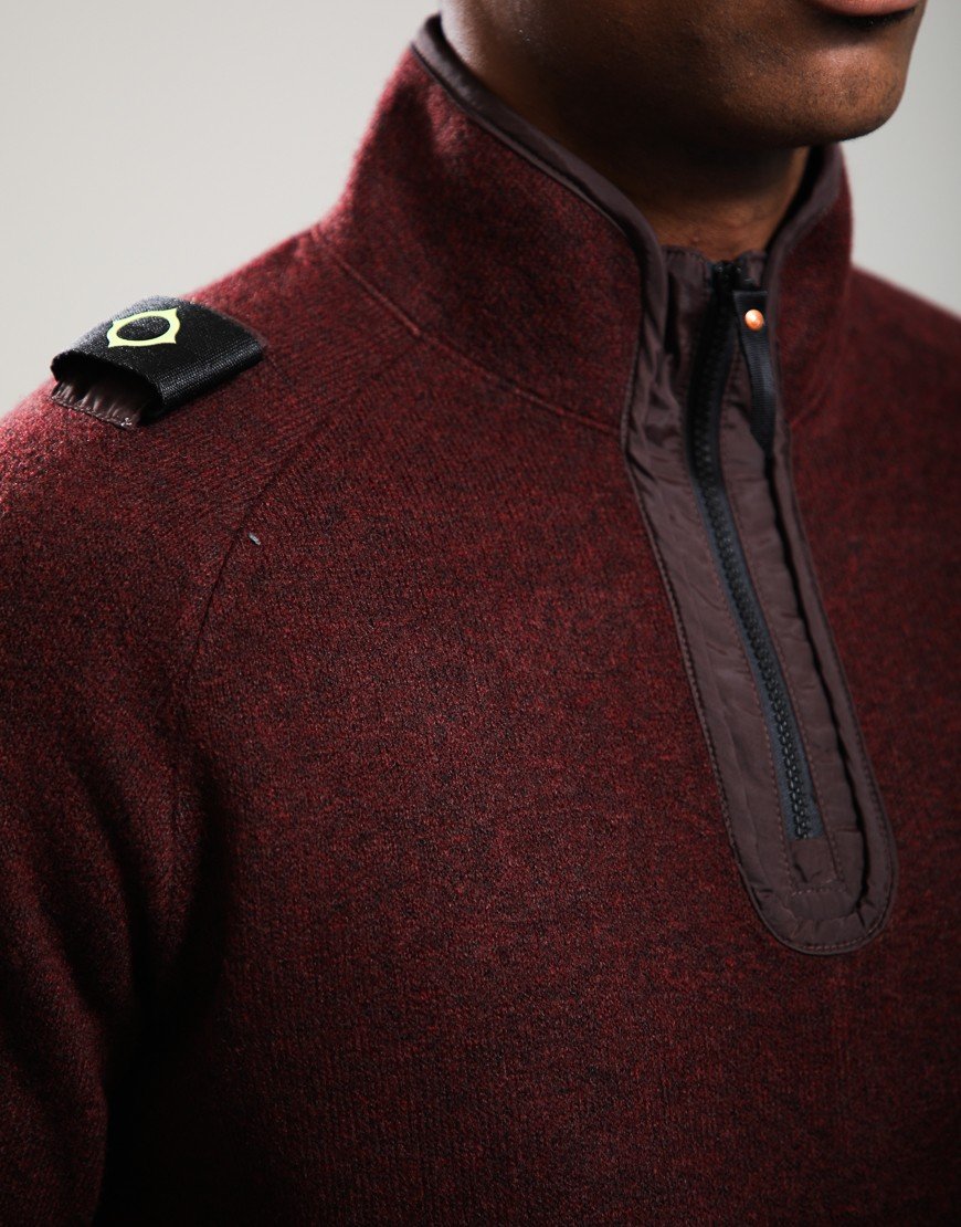 MA.Strum Prism Funnel Knit Wine