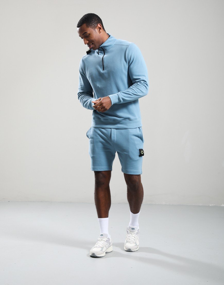 MA.Strum Quarter Zip Sweat Aegean Blue