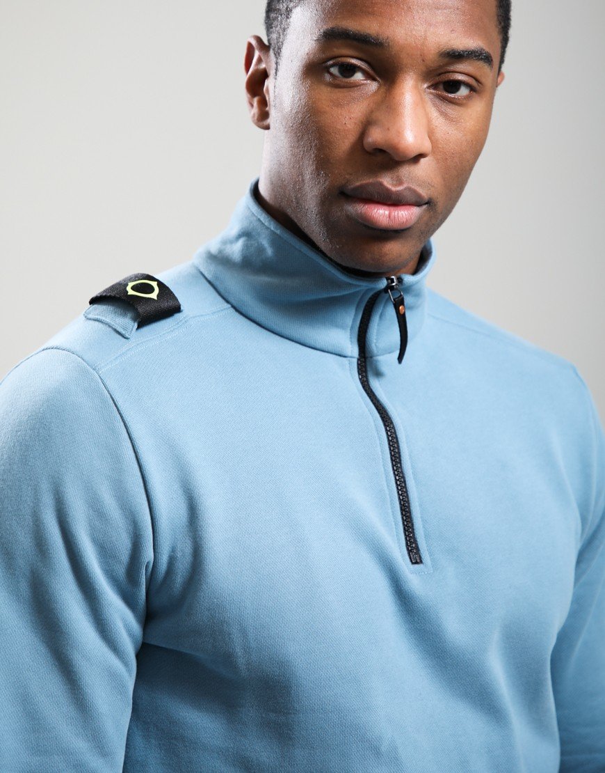 MA.Strum Quarter Zip Sweat Aegean Blue