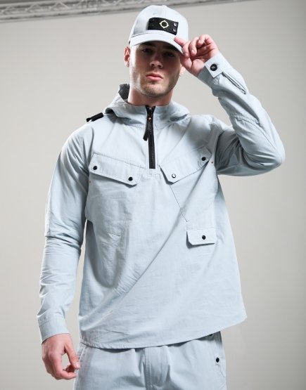 MA.Strum Receptor Smock Overshirt Frost