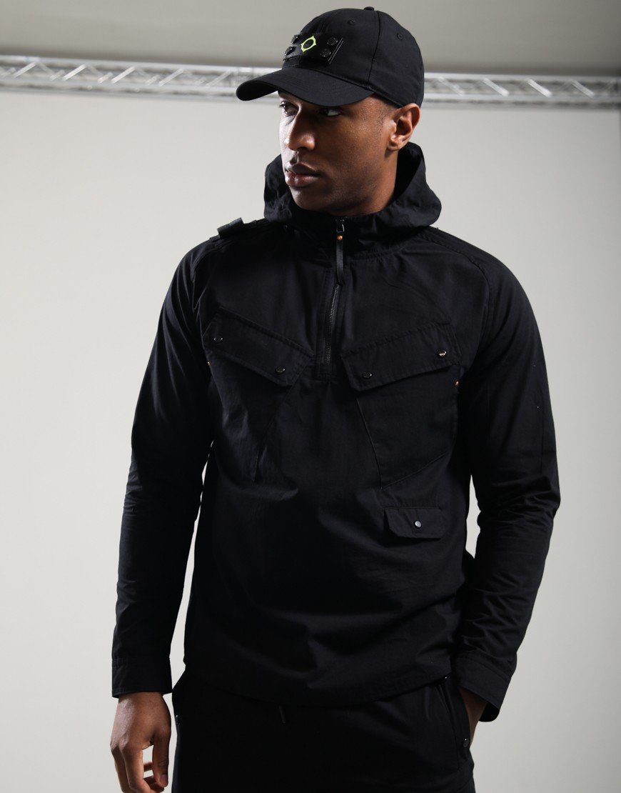 MA.Strum Receptor Smock Overshirt Jet Black