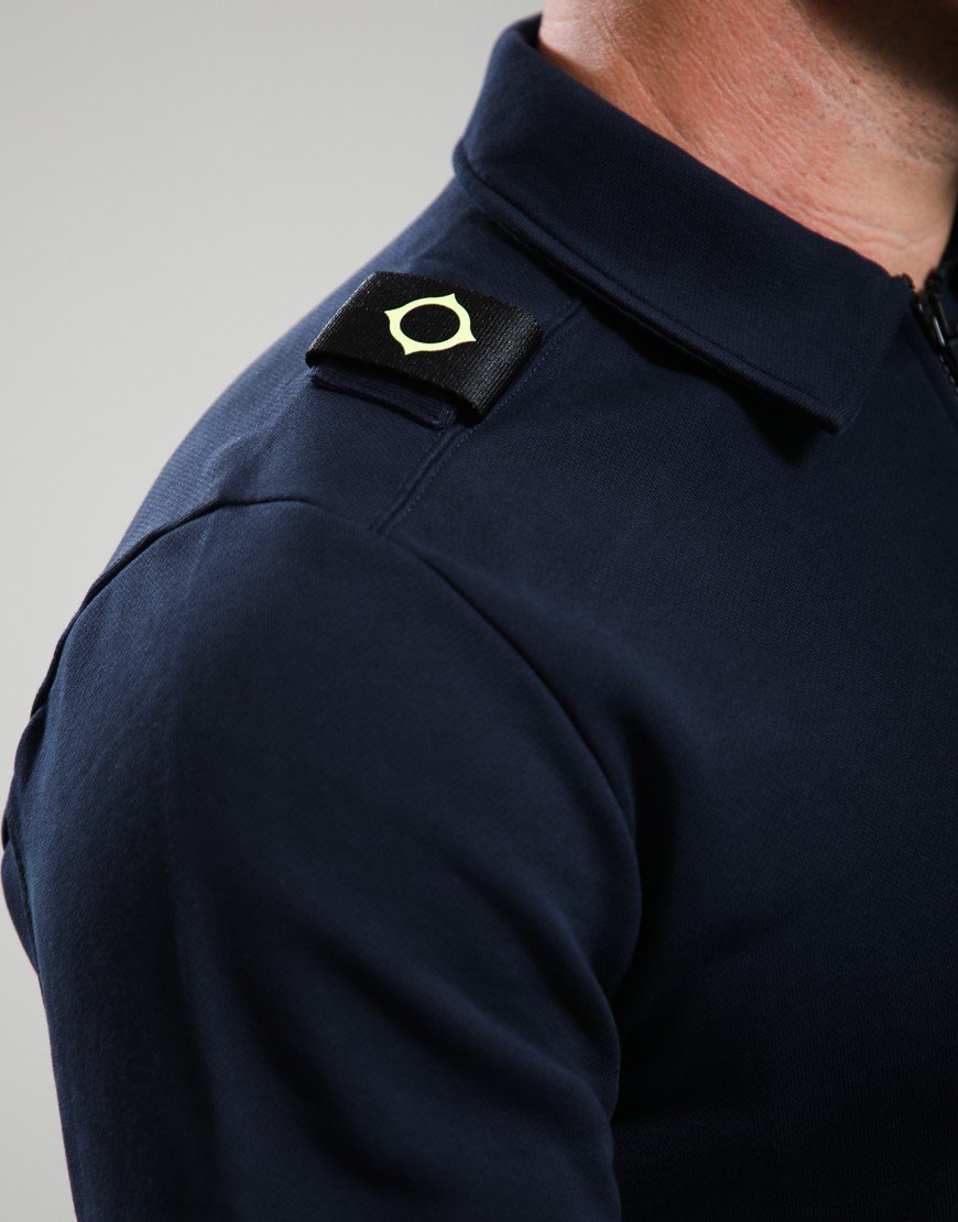 MA.Strum Spread Collar Sweat Ink Navy