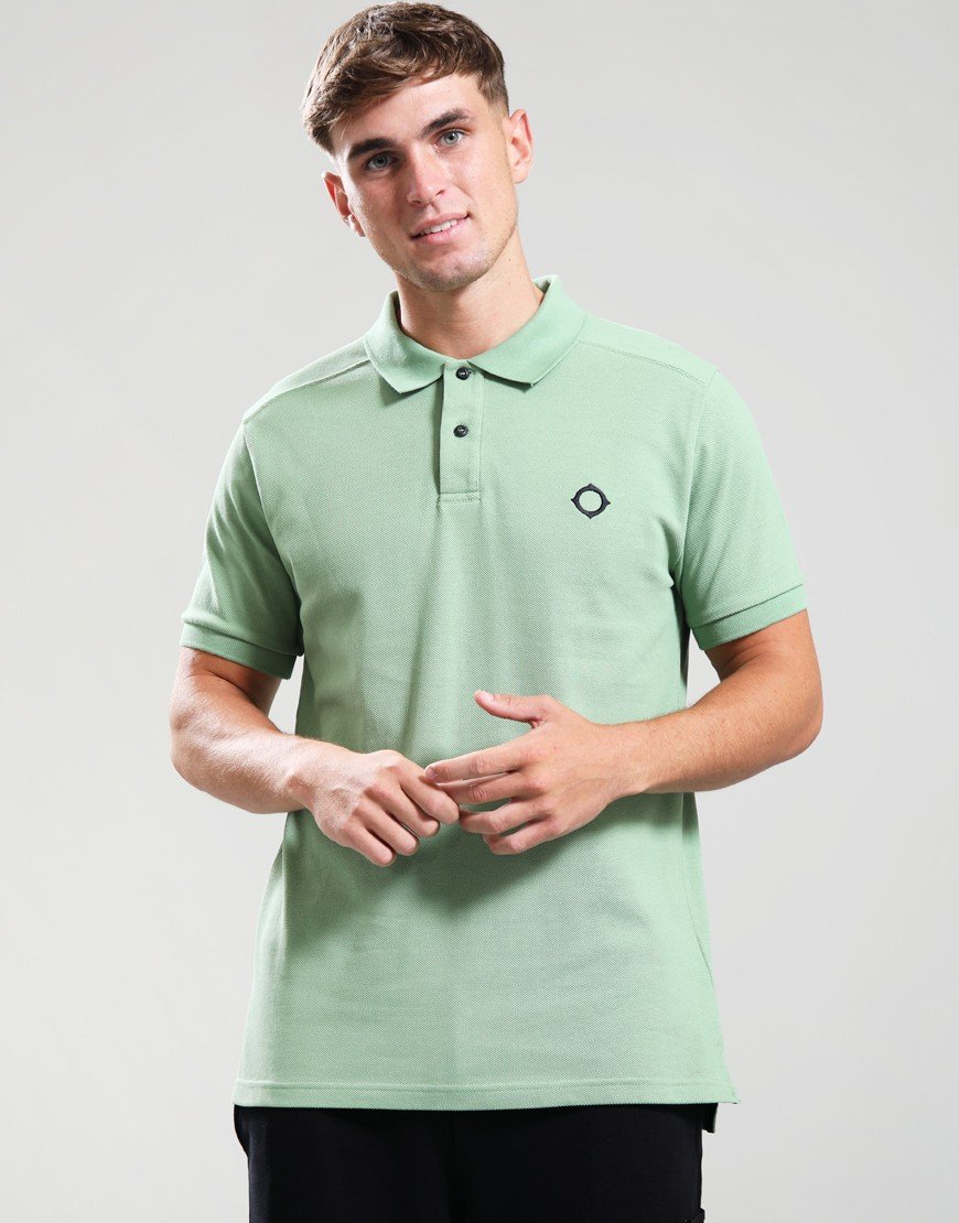 MA.Strum Pique Polo Shirt Sage