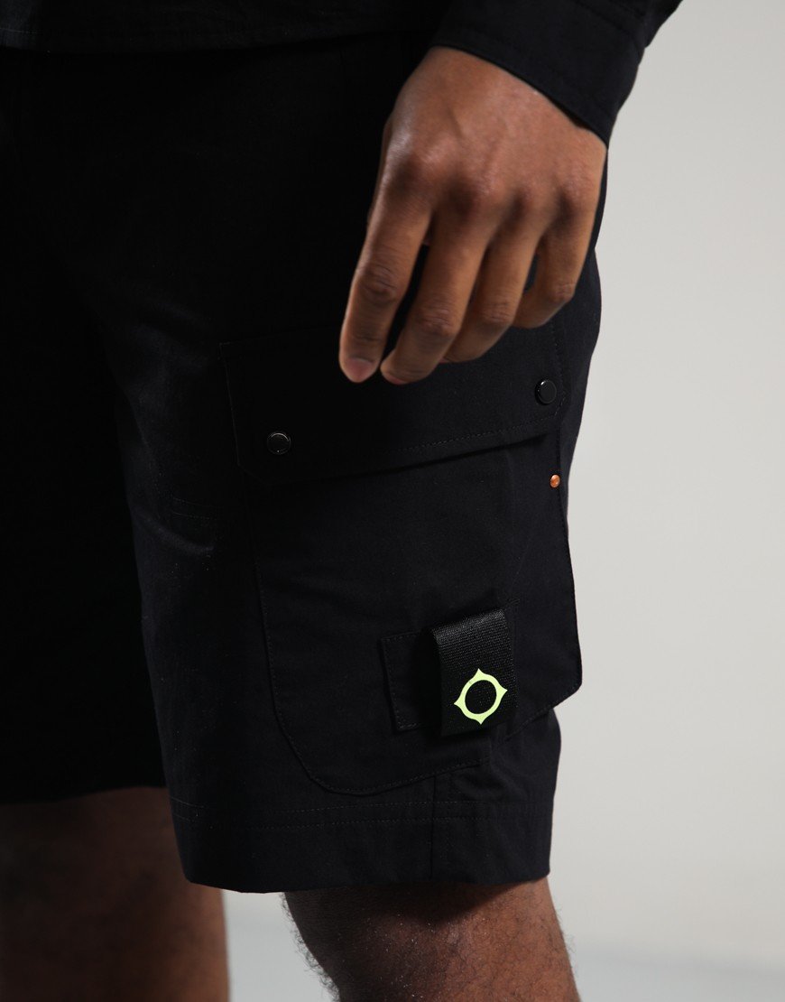 MA.Strum Steric Utility Shorts Jet Black