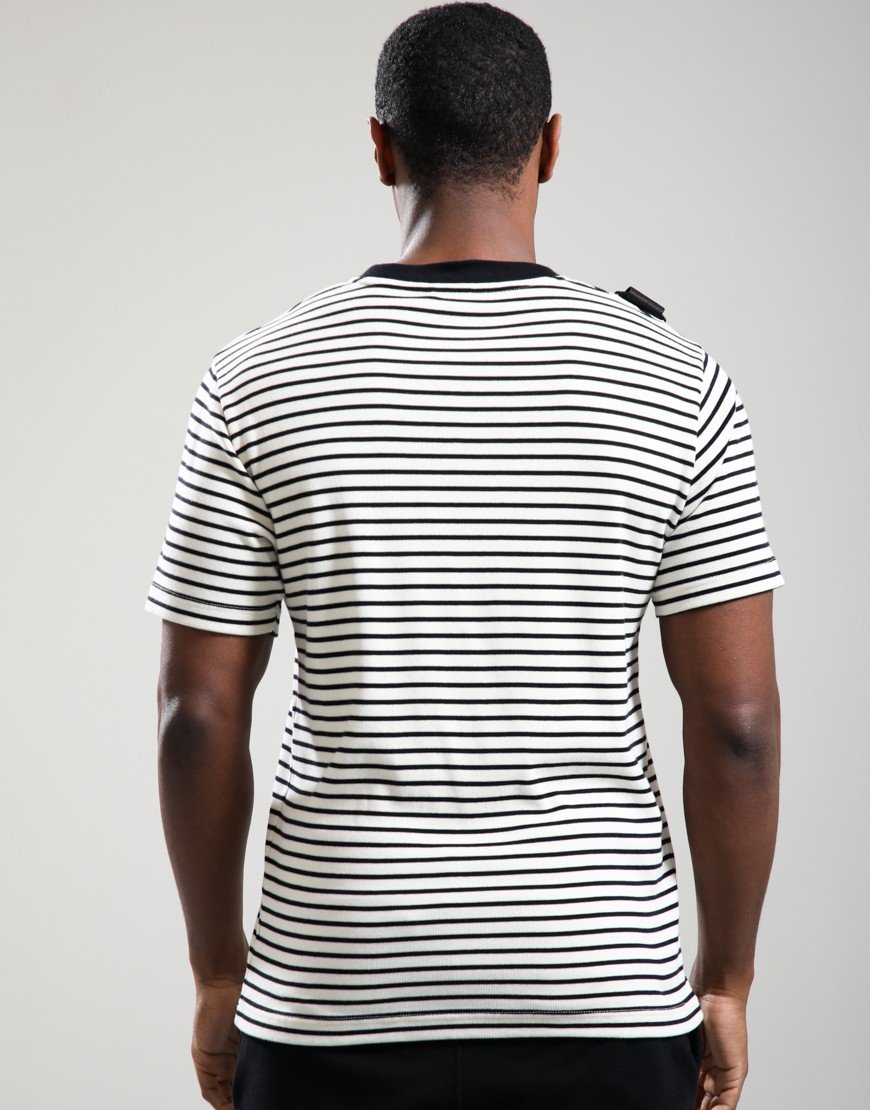 MA.Strum Stripe Badge T-Shirt Jet Black