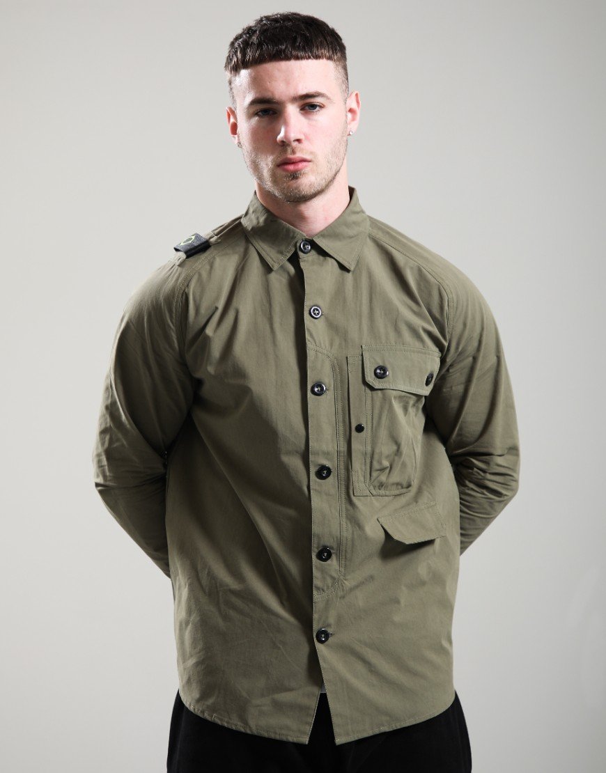 MA.Strum Terpene Utility Overshirt Bronze Green