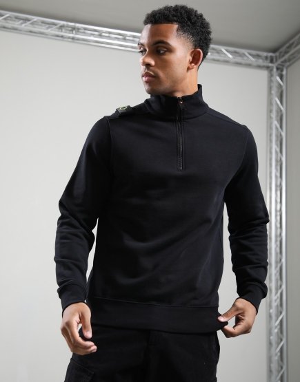 MA.Strum Training 1/4 Zip Sweat Black