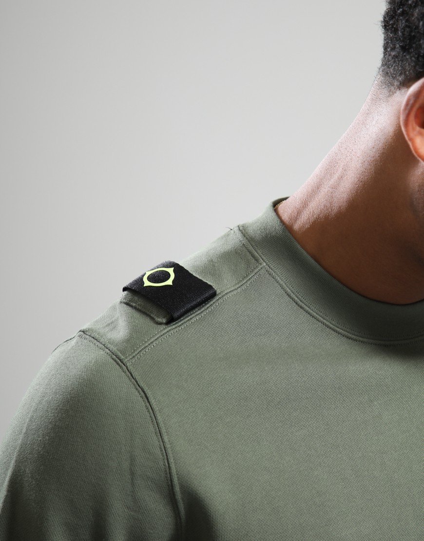 MA.Strum Training Crew Neck Sweat Bronze Green