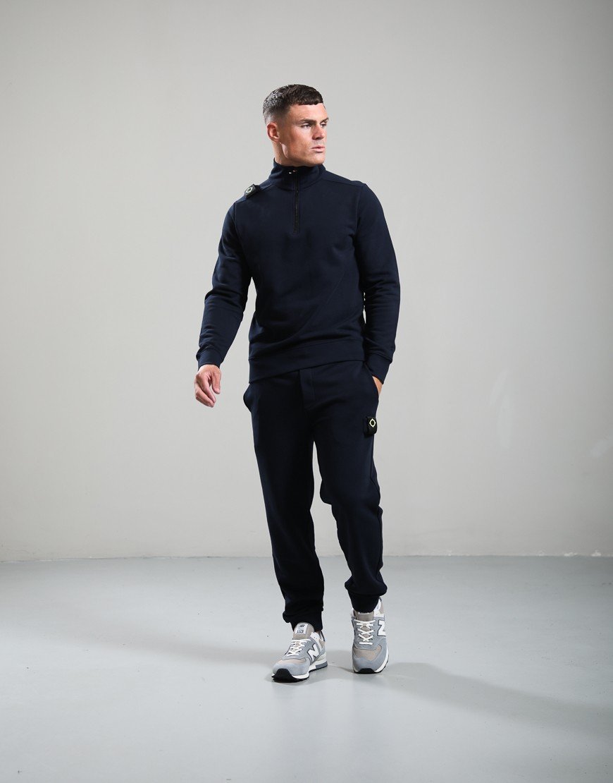 MA.Strum Training Quarter Zip Sweat Ink Navy