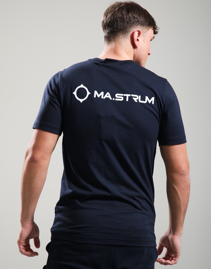 MA.Strum Yawl Back Print T-Shirt Ink Navy