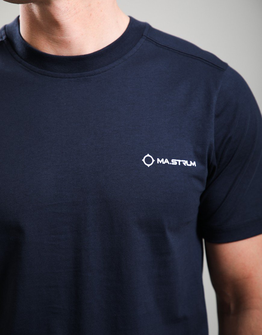 MA.Strum Yawl Back Print T-Shirt Ink Navy