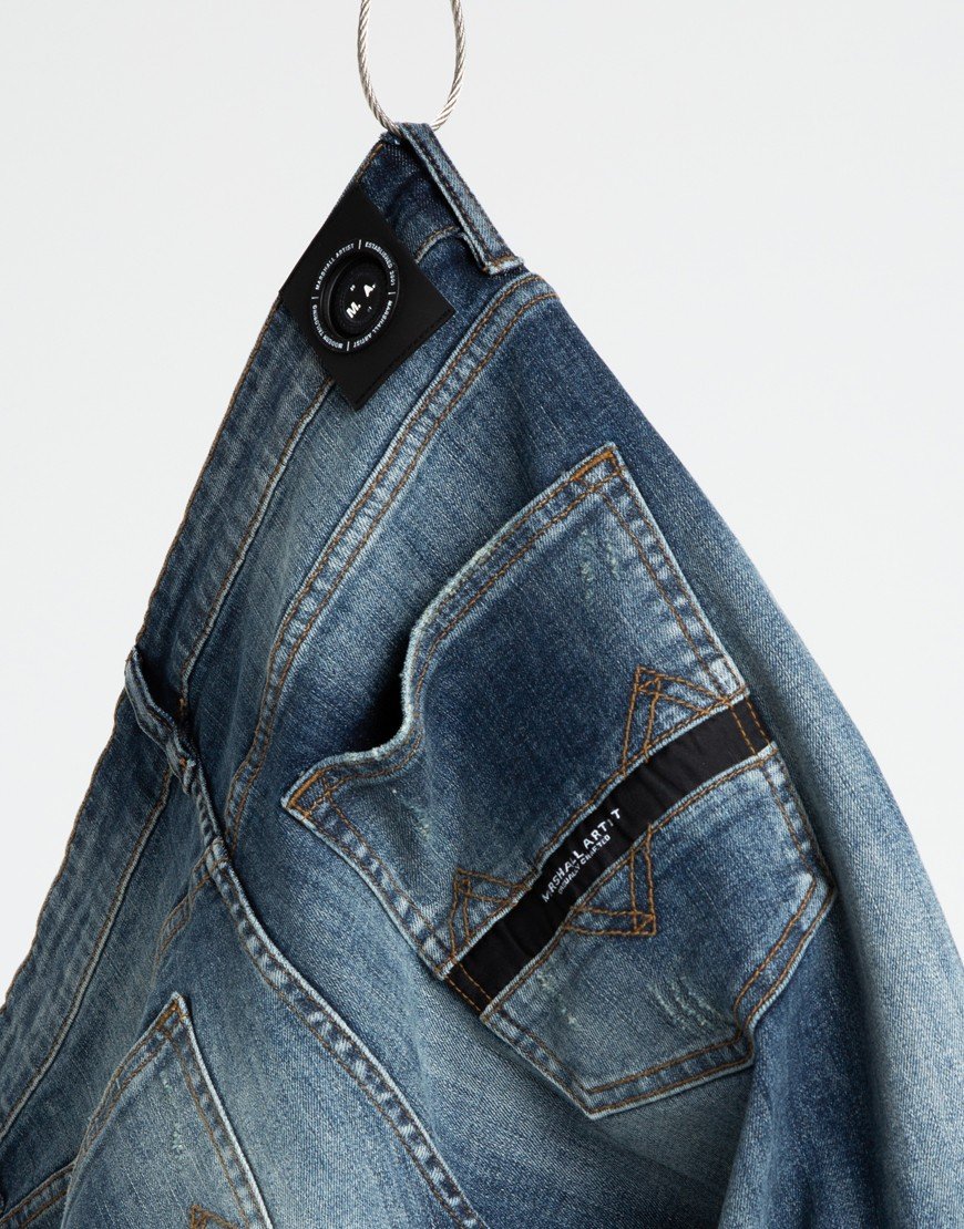 Marshall Artist Slim Tapered Jeans Vintage Wash Terraces Menswear