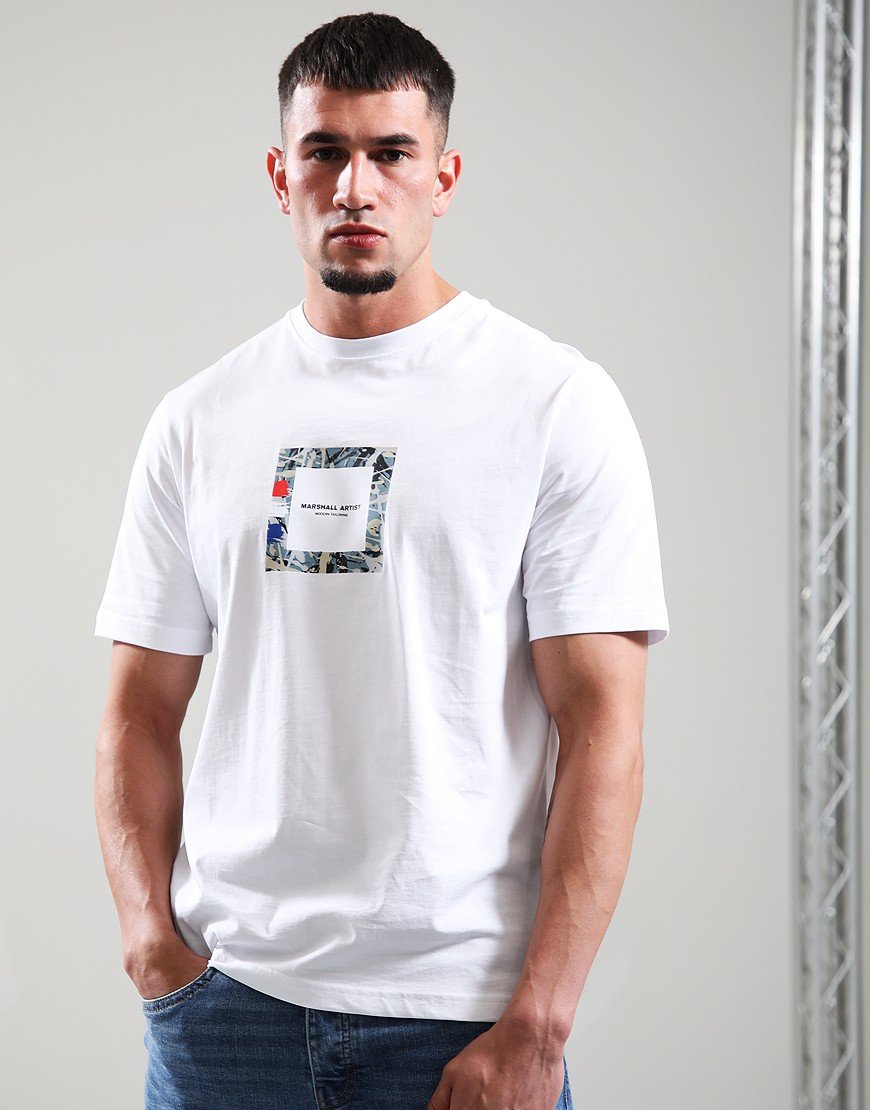 Marshall Artist Adored Box Logo T-Shirt White