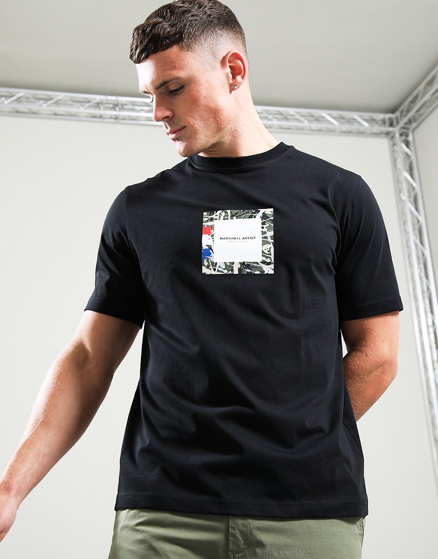 Marshall Artist Adored Box Logo T-Shirt Black