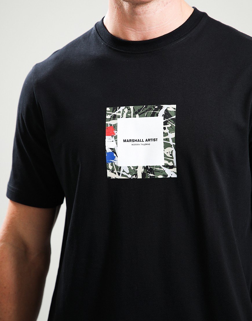Marshall Artist Adored Box Logo T-Shirt Black
