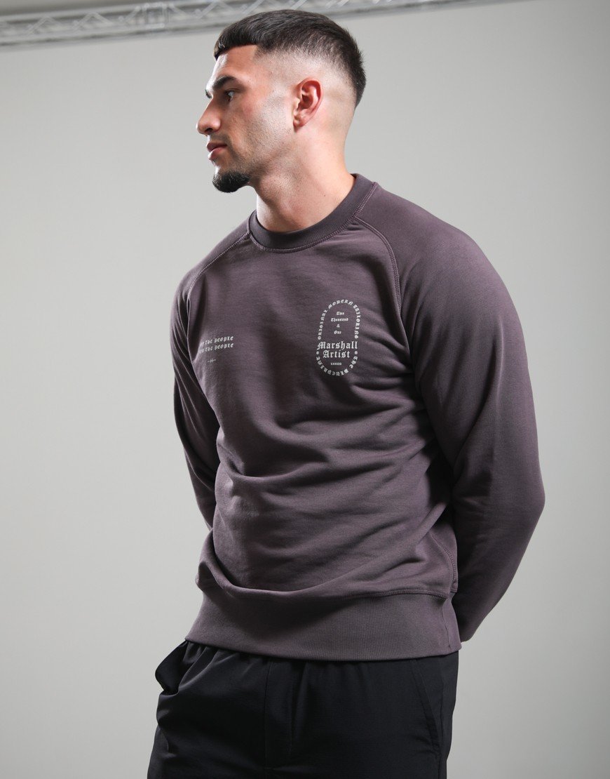 Marshall Artist Blueprint Crew Neck Sweat Bordeaux