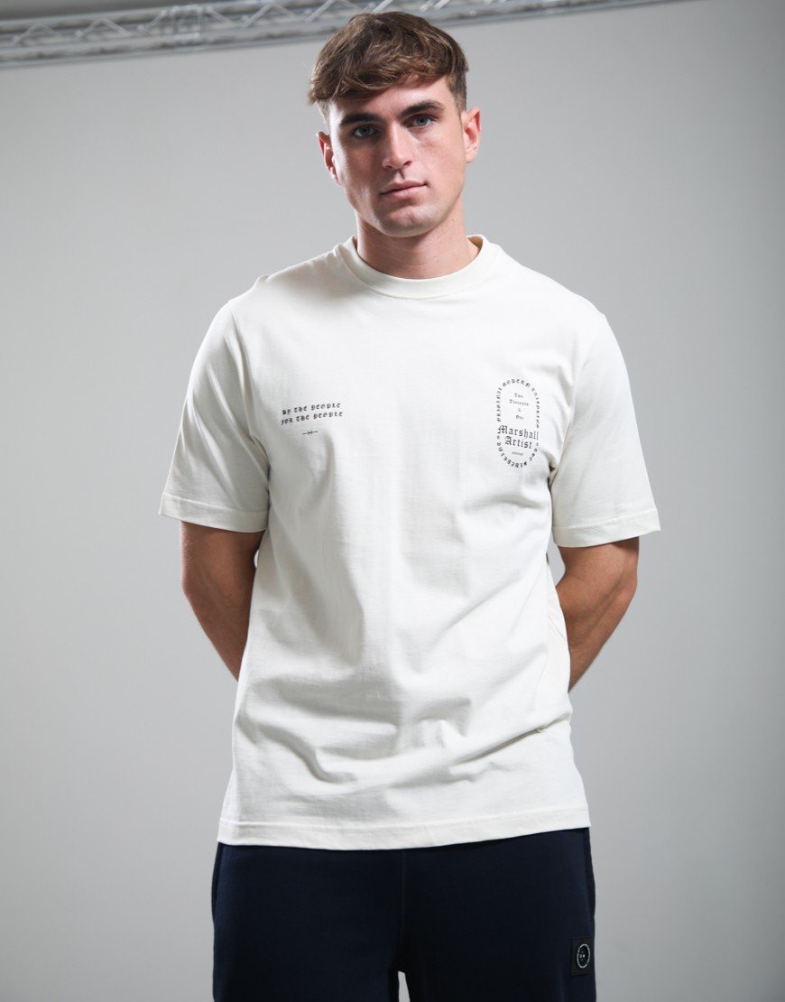 Marshall Artist Blueprint T-Shirt Silverbirch