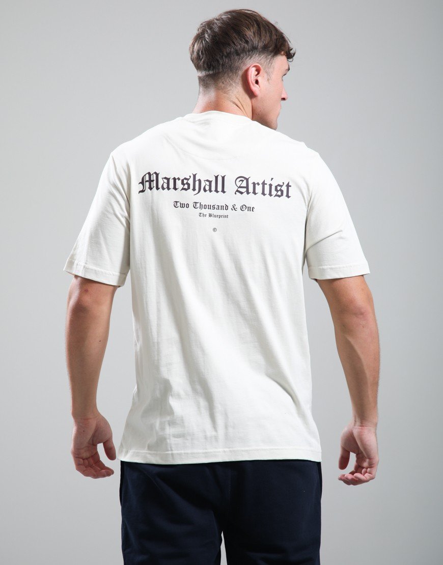 Marshall Artist Blueprint T-Shirt Silverbirch