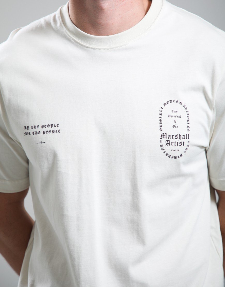 Marshall Artist Blueprint T-Shirt Silverbirch