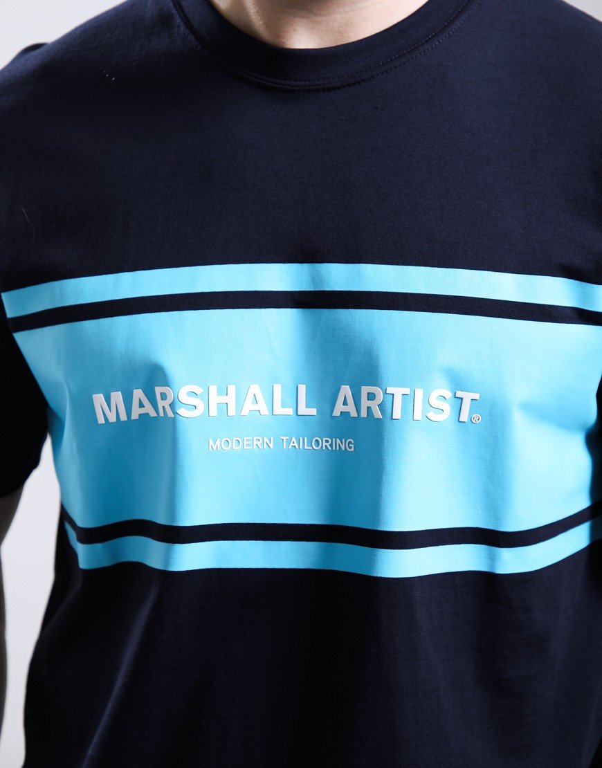 Marshall Artist Brent Logo T-Shirt Navy