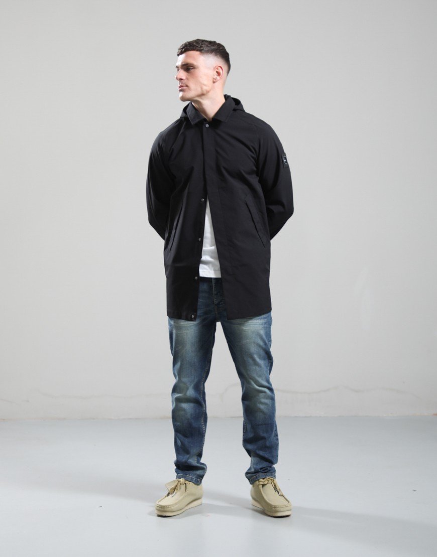 Marshall Artist Brunswick Trench Jacket Black