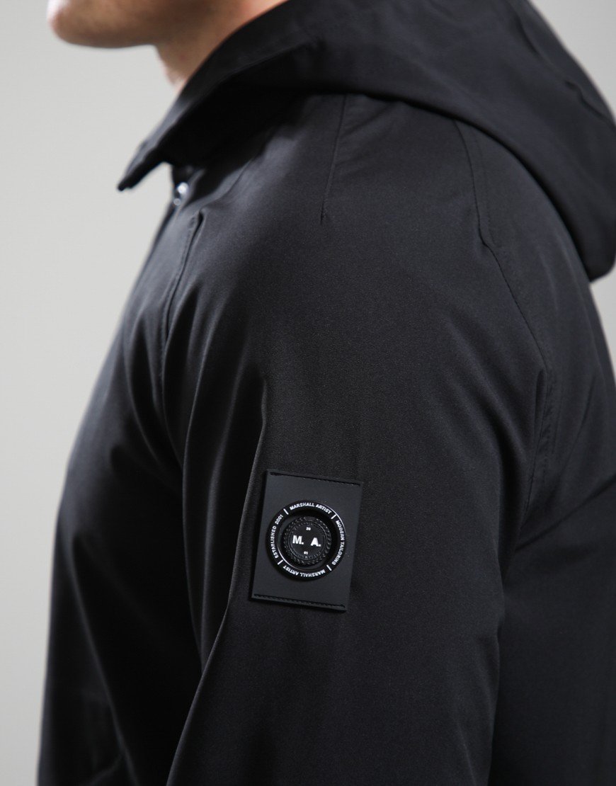 Marshall Artist Brunswick Trench Jacket Black