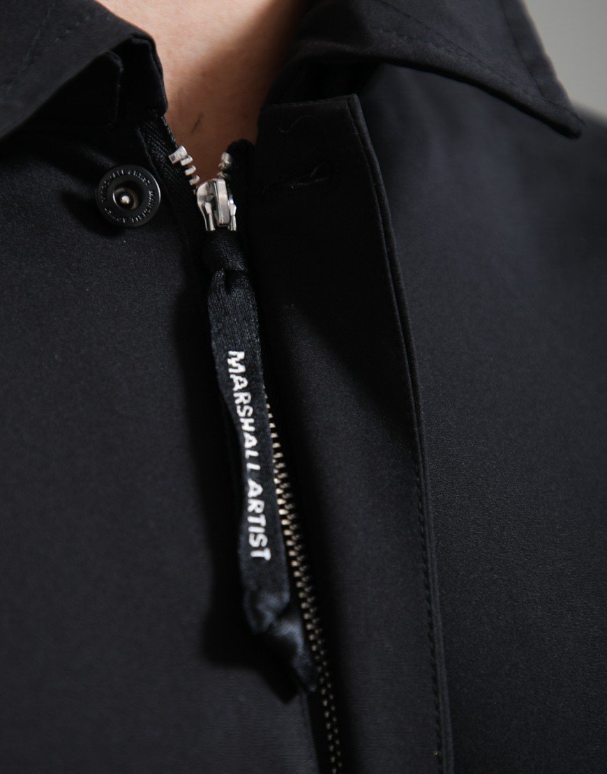 Marshall Artist Brunswick Trench Jacket Black