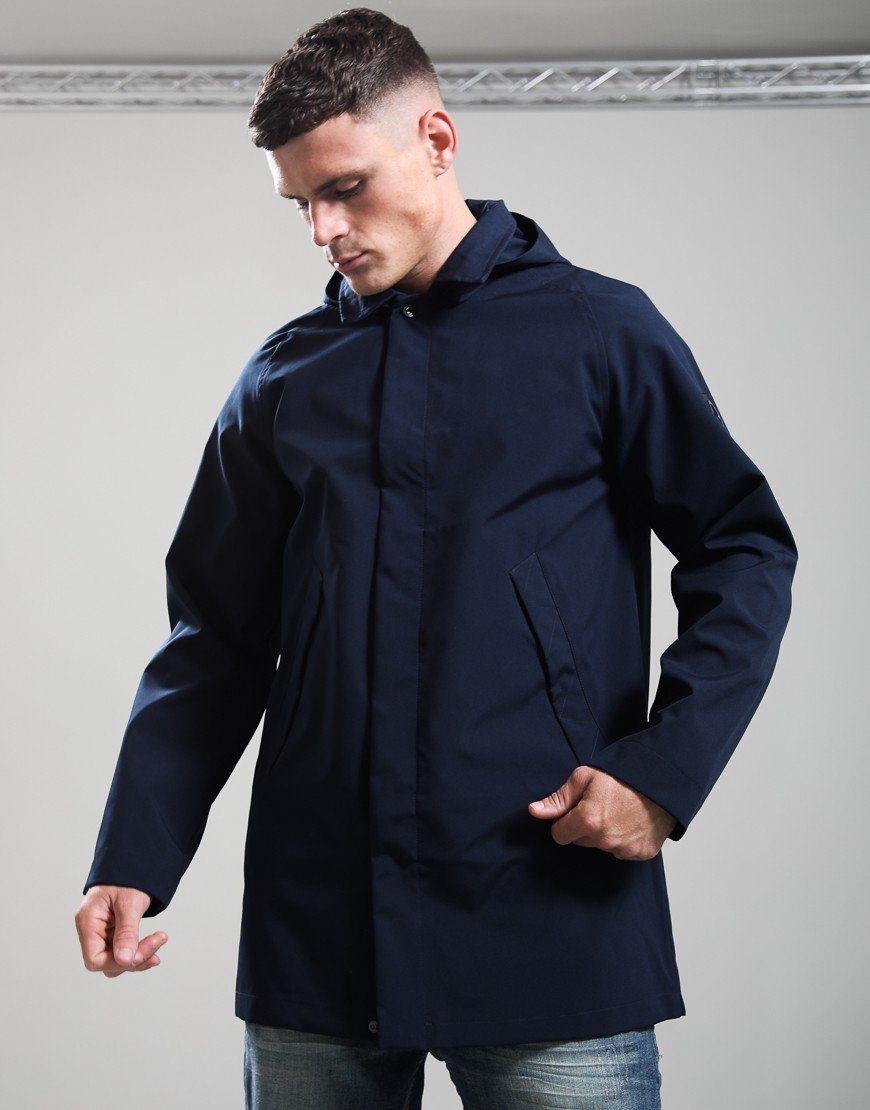 Marshall Artist Brunswick Trench Jacket Navy