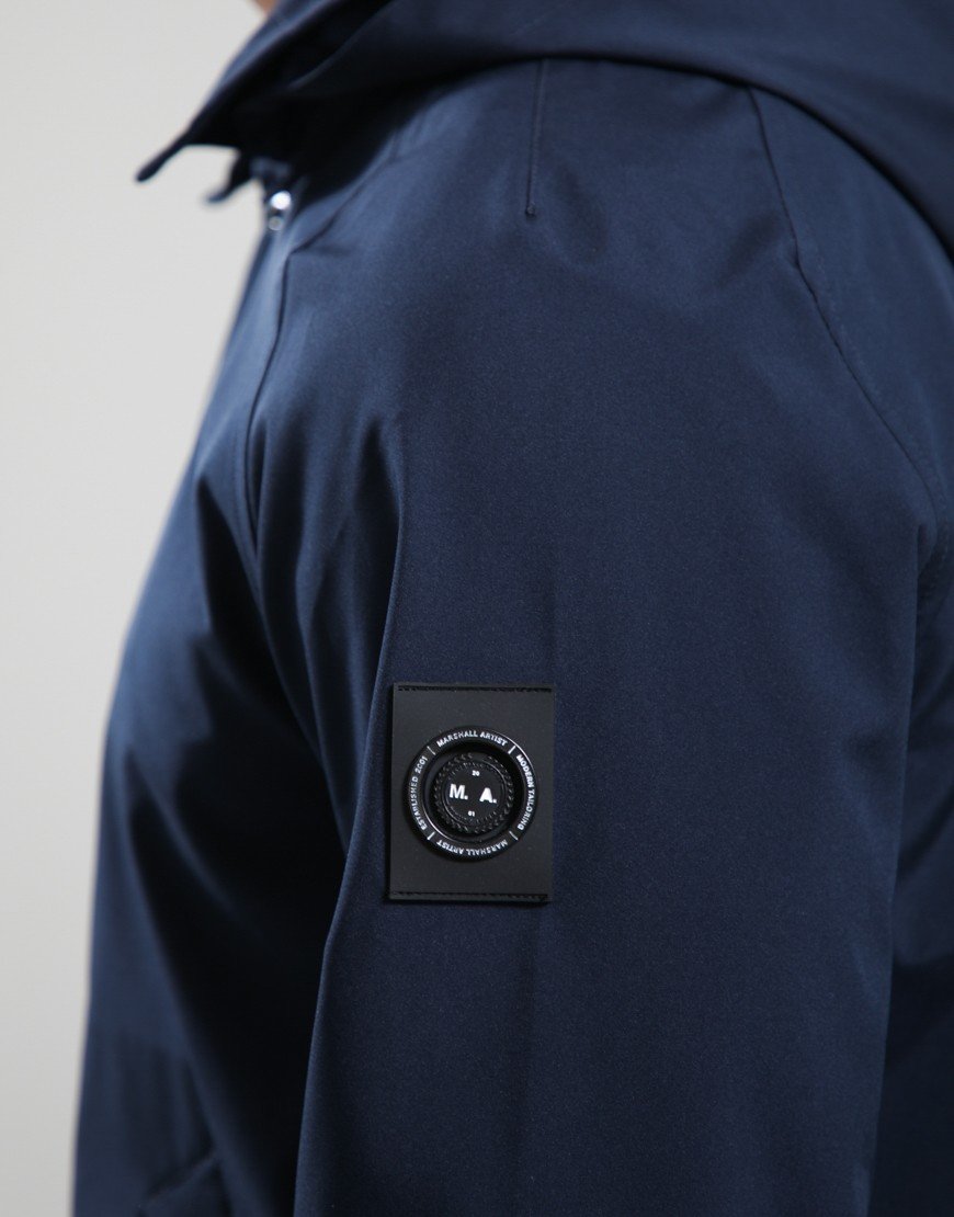 Marshall Artist Brunswick Trench Jacket Navy
