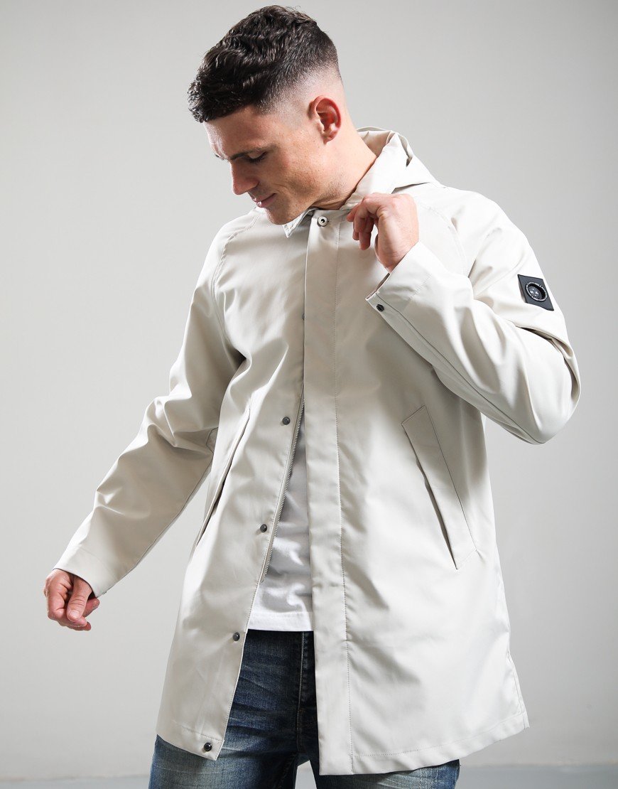Marshall Artist Brunswick Trench Jacket Stone
