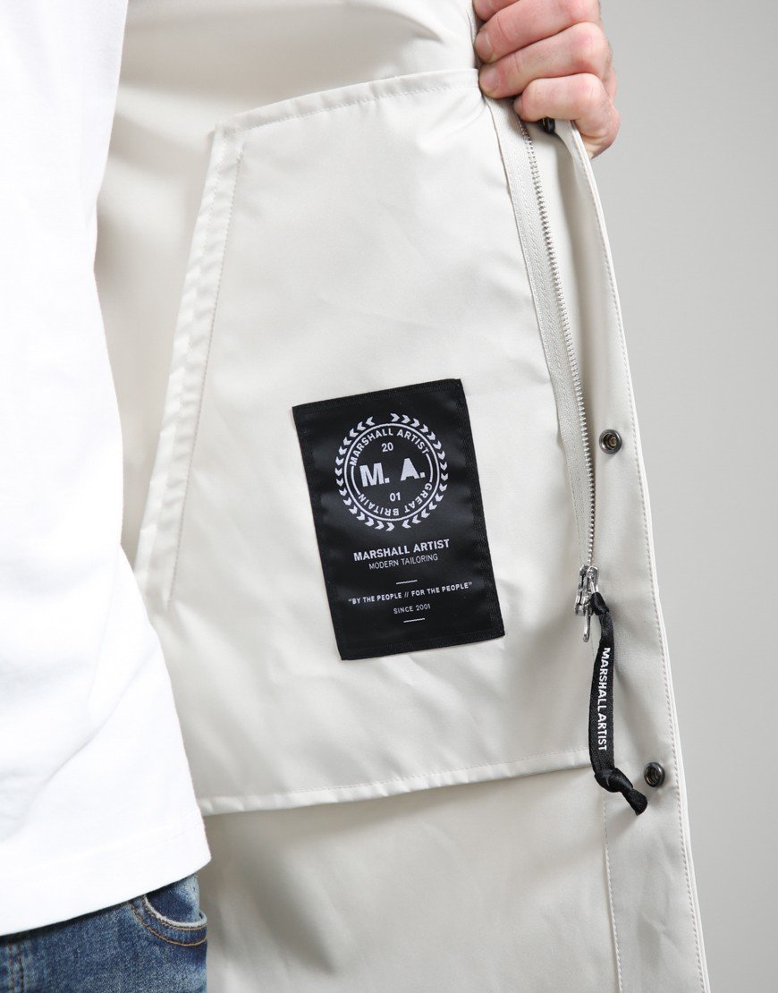 Marshall Artist Brunswick Trench Jacket Stone