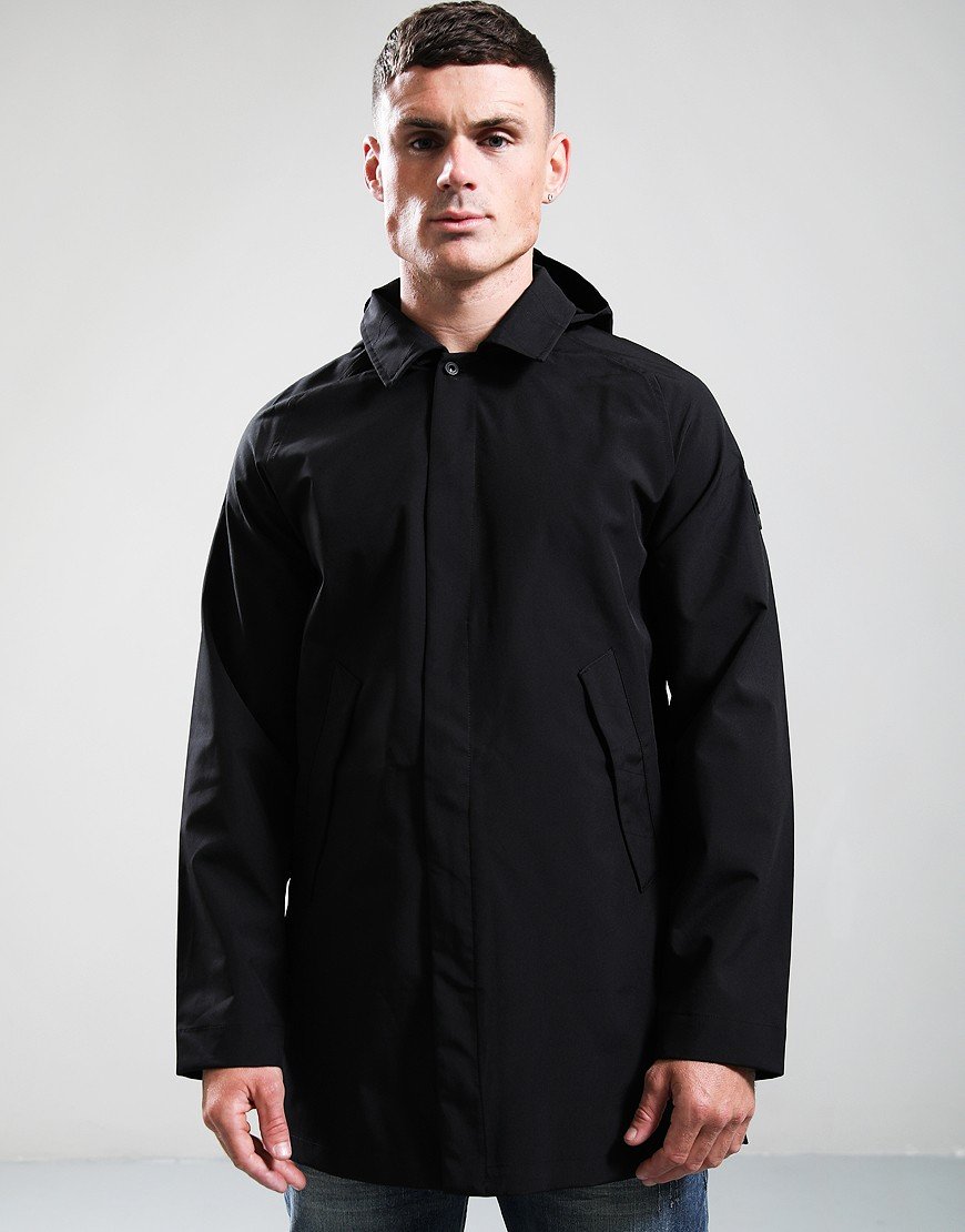 Marshall Artist Brunswick Trench Jacket Black