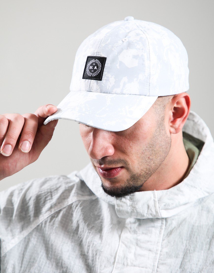 Marshall Artist Camo Woven Badge Cap White Camo