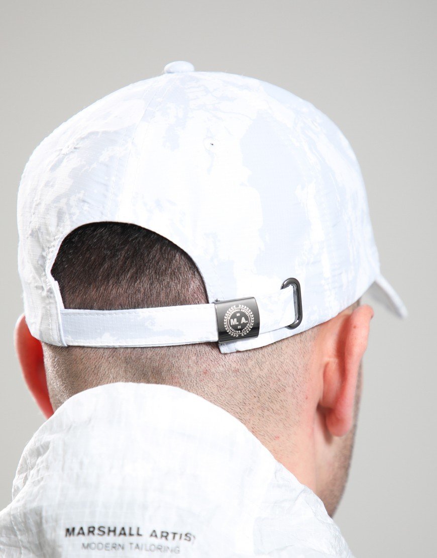 Marshall Artist Camo Woven Badge Cap White Camo