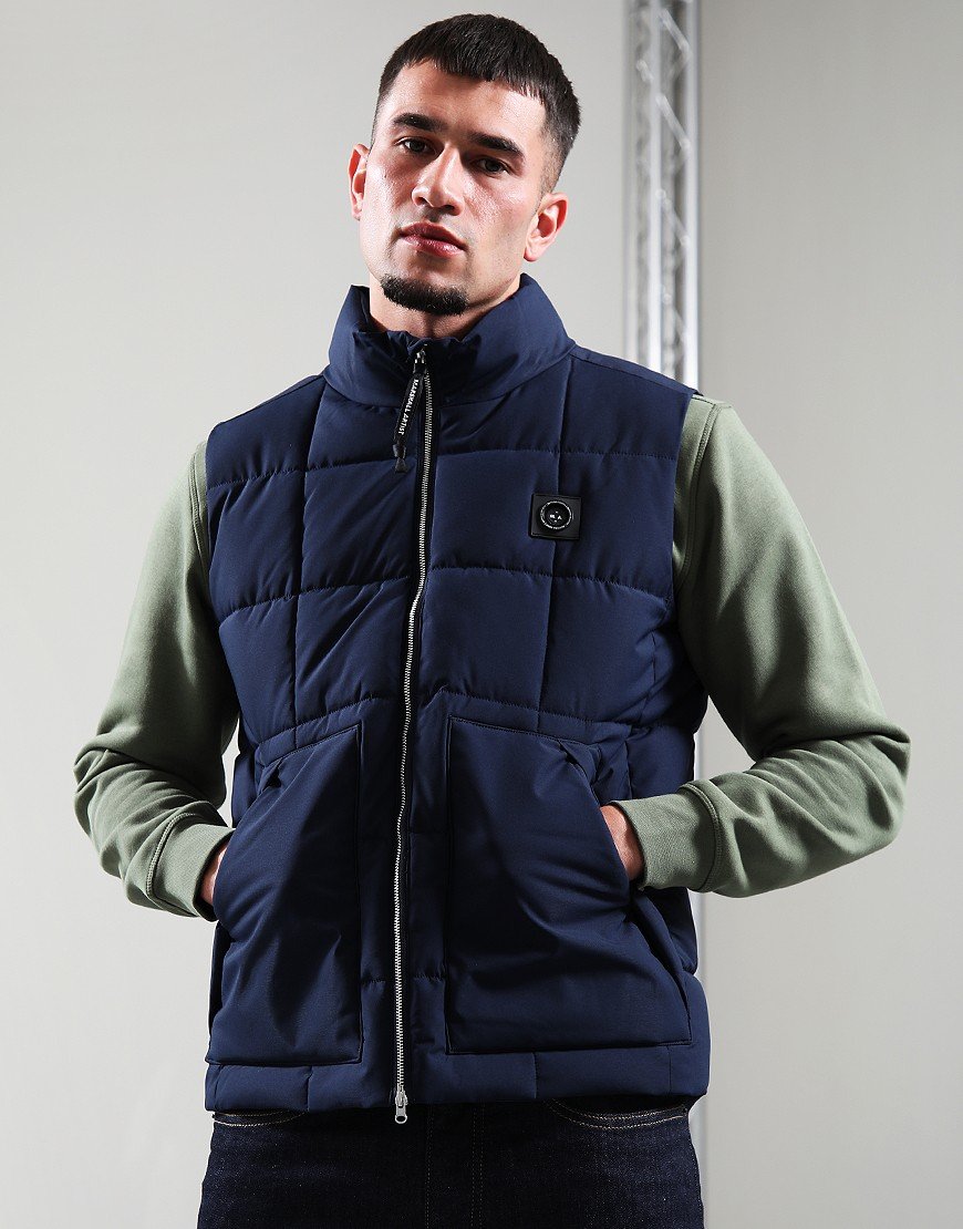 Marshall Artist Capilano Bubble Vest Navy
