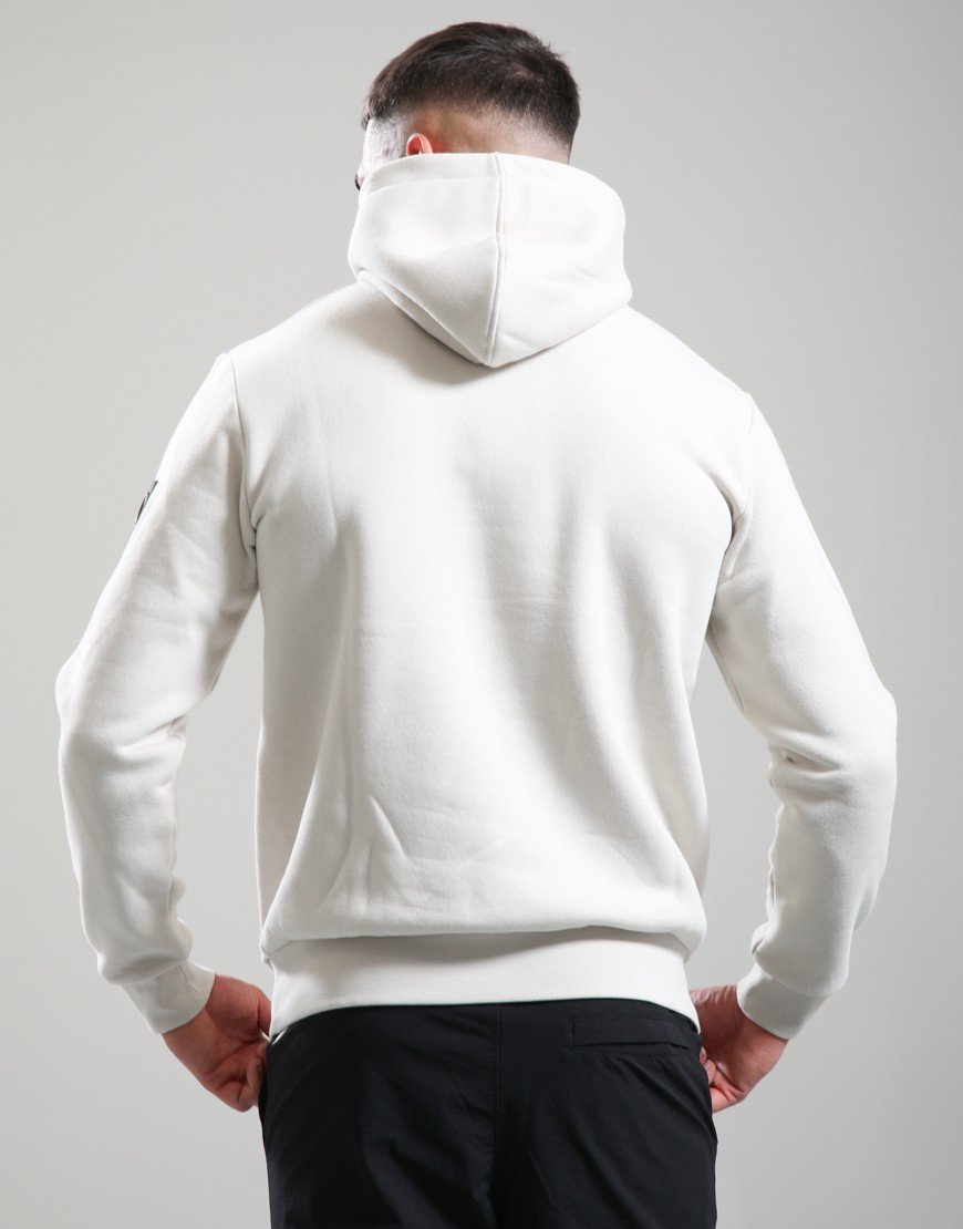 Marshall Artist Centro 1/4 Zip Hooded Sweat Silver Birch