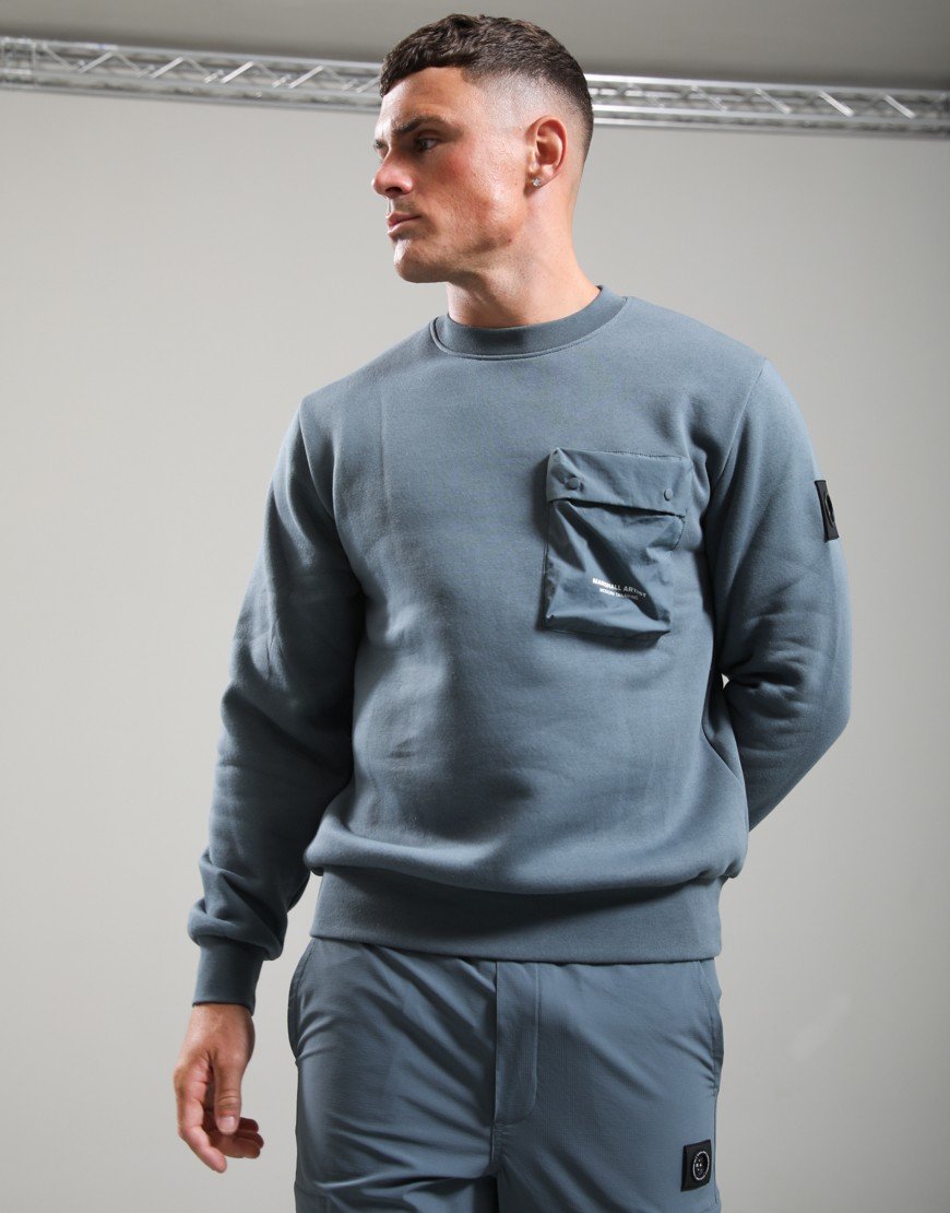 Marshall Artist Centro Crew Neck Sweat Storm Grey