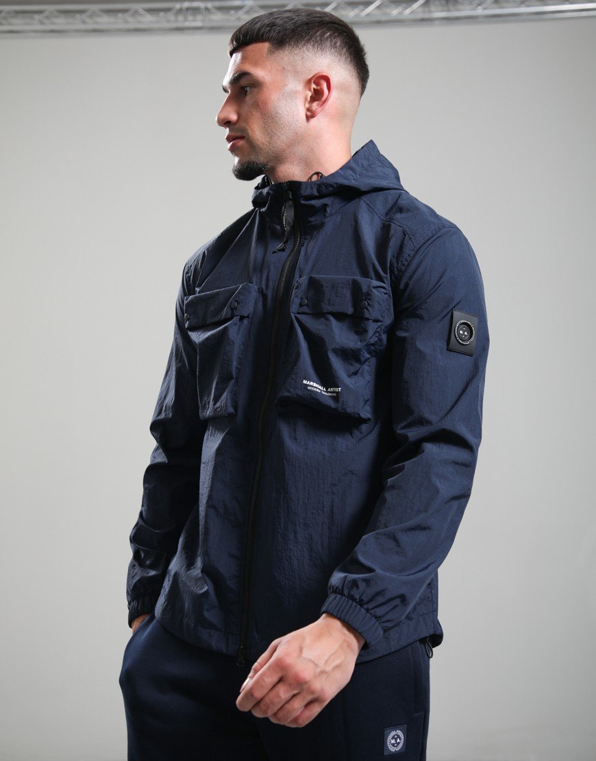 Marshall Artist Centro Overshirt Navy