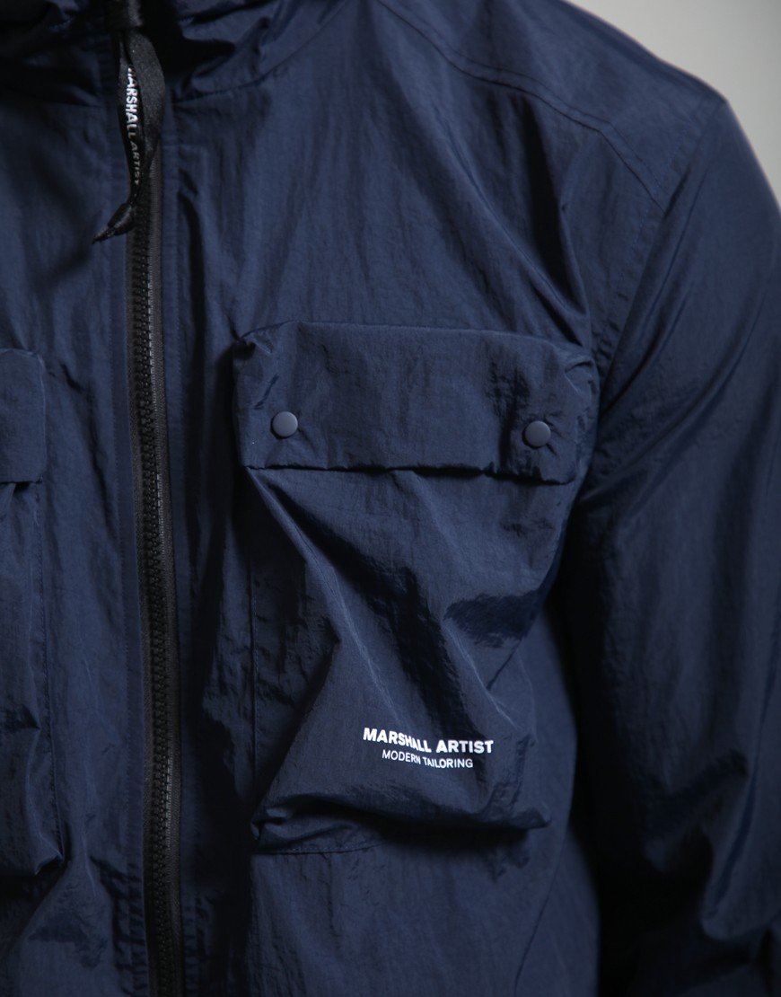 Marshall Artist Centro Overshirt Navy