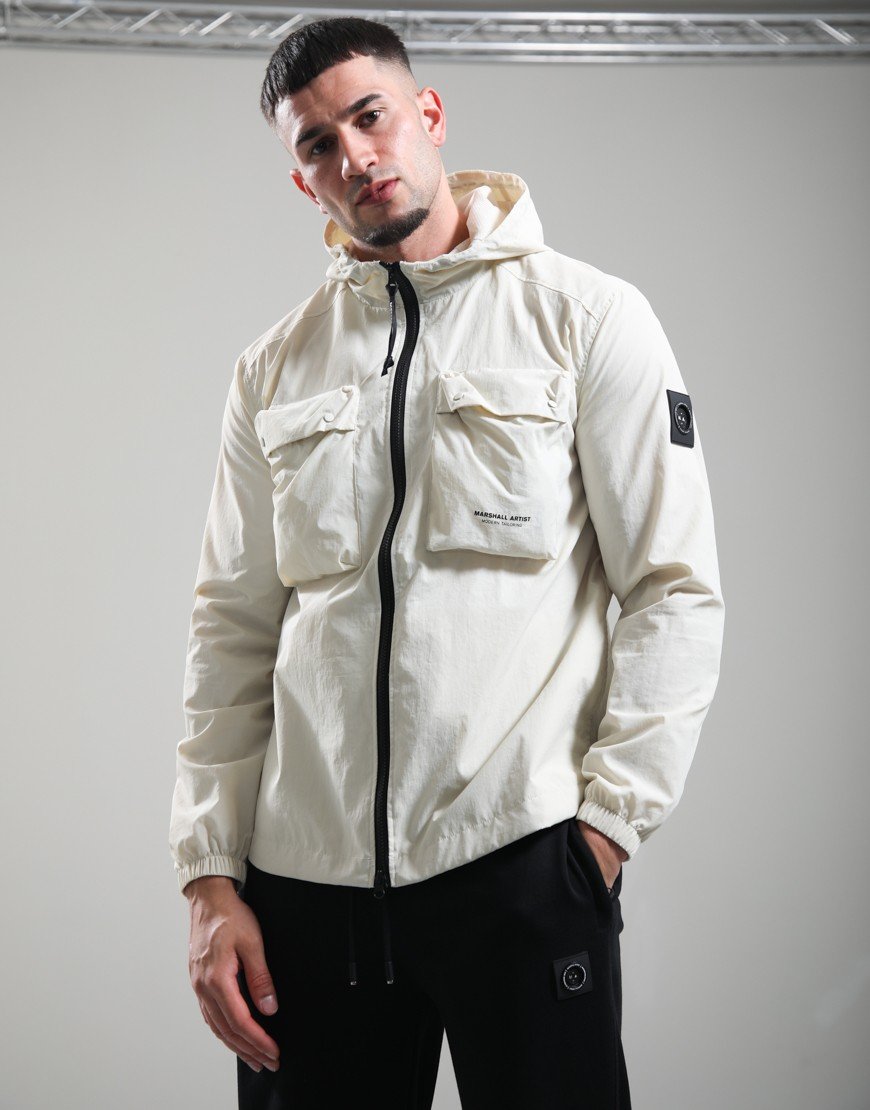 Marshall Artist Centro Overshirt Silver Birch