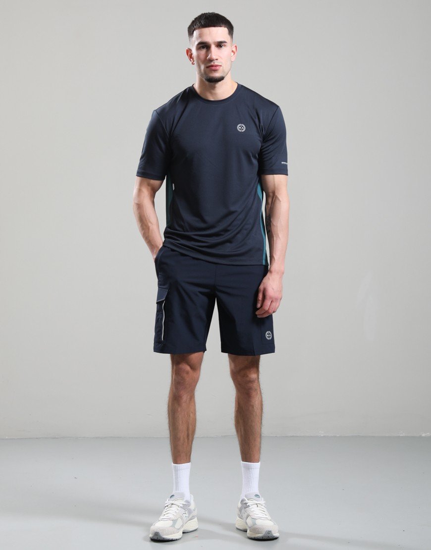 Marshall Artist Contour T-Shirt Navy/Teal