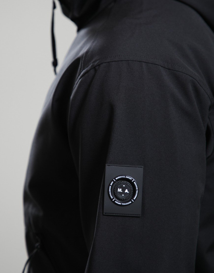 Marshall Artist Dalston Lite Shell Jacket Black
