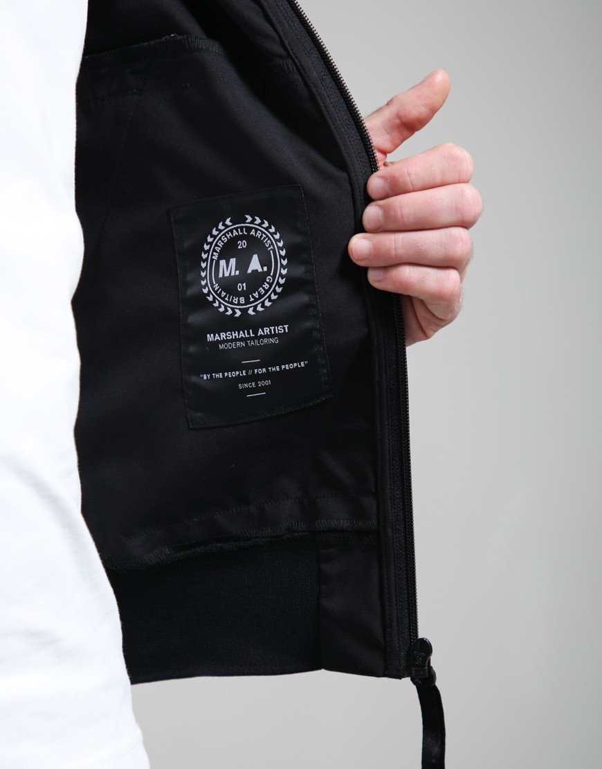 Marshall Artist Dalston Lite Shell Jacket Black