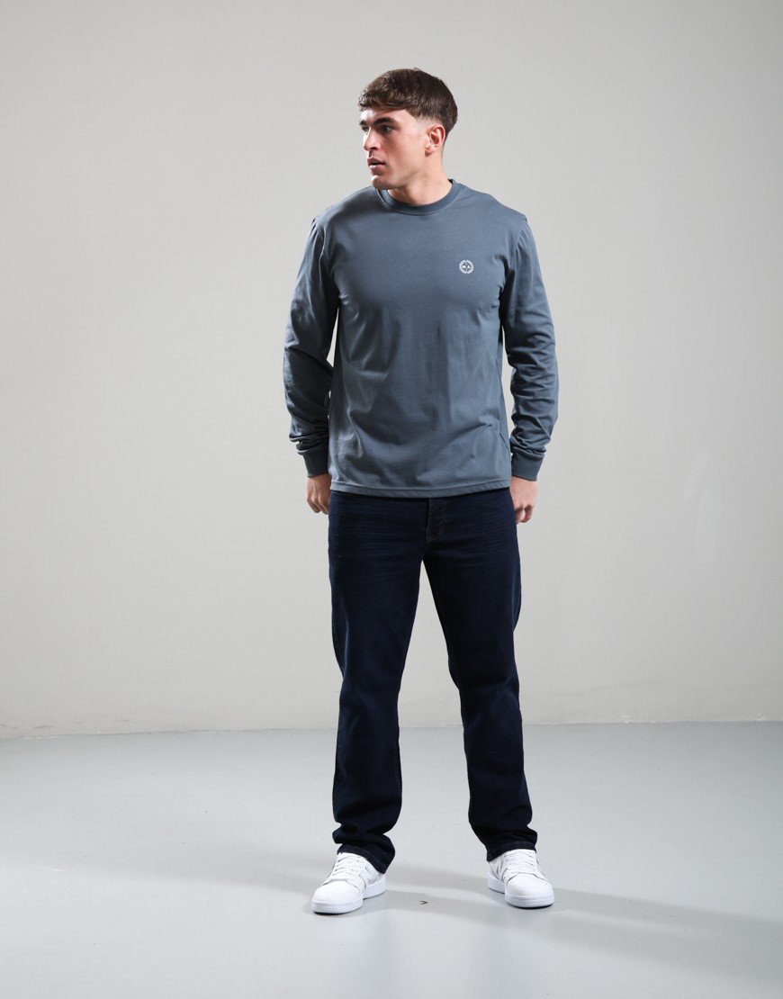 Marshall Artist Delta Long Sleeve T-Shirt Slate Blue