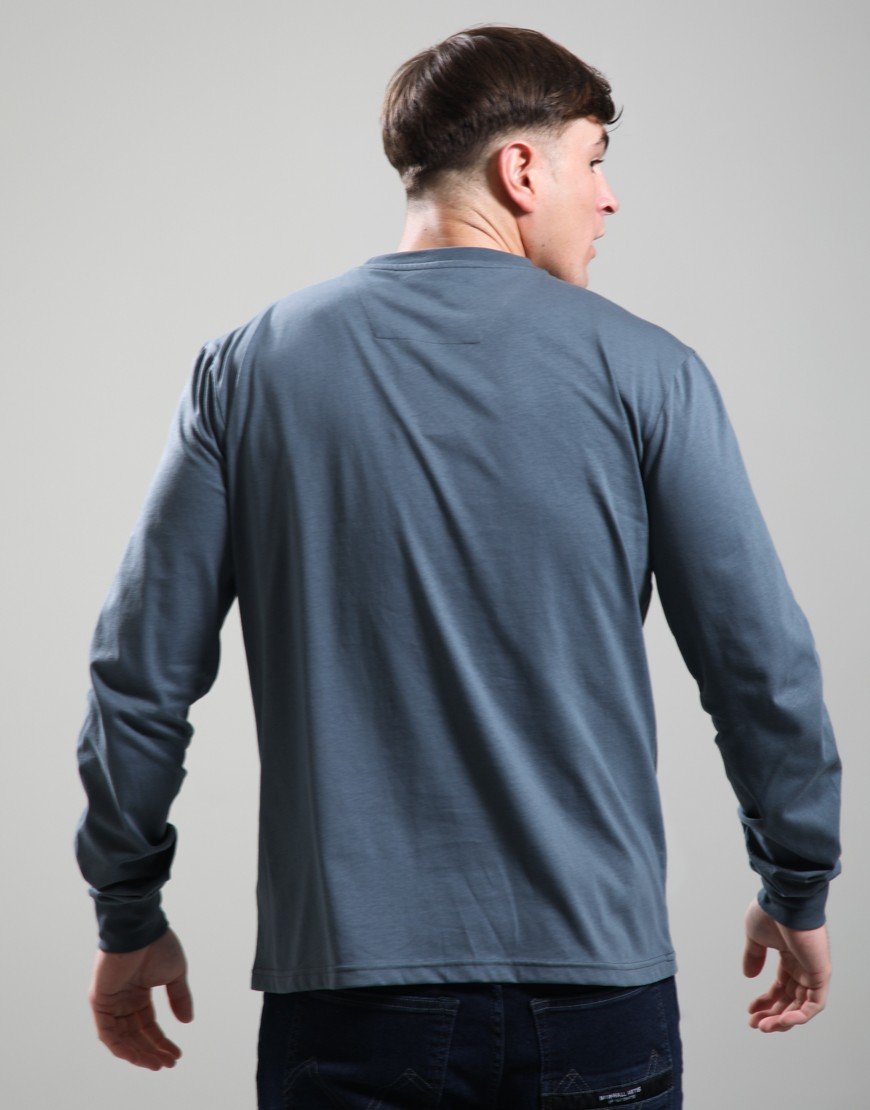 Marshall Artist Delta Long Sleeve T-Shirt Slate Blue