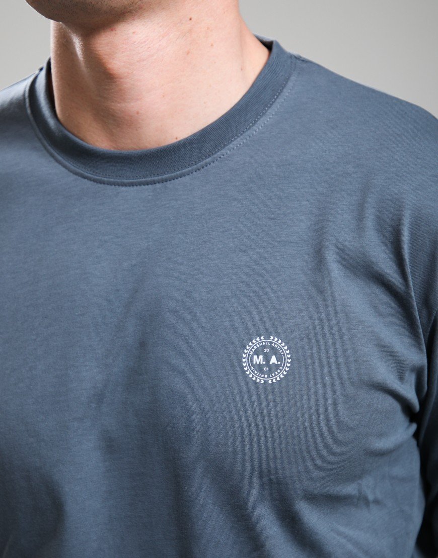 Marshall Artist Delta Long Sleeve T-Shirt Slate Blue